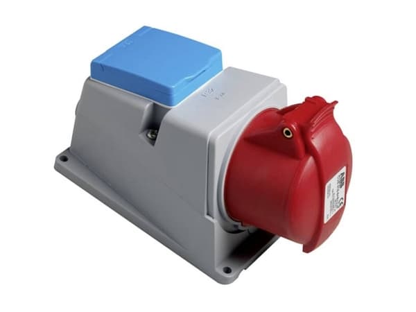 ABB 2CMA178301R1000, Blå, Grå, Röd, IP44, Stänkskyddad, 16 A, 50/60 hz, 82 mm