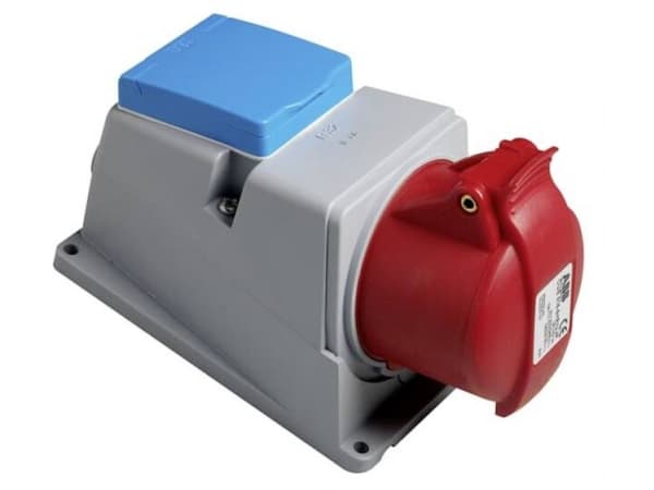 ABB 2CMA178301R1000, Blå, Grå, Röd, IP44, Stänkskyddad, 16 A, 50/60 hz, 82 mm
