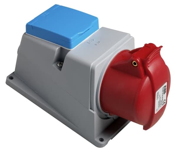 ABB 2CMA178301R1000, Sininen, Harmaa, Punainen, IP44, Roisketiivis, 16 A, 50/60 Hz, 82 mm Sininen, Harmaa, Punainen
