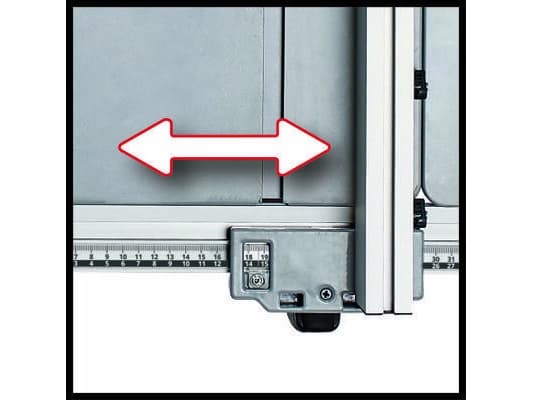 Einhell TC-TS 254 U, 4250 rpm, 5,5 cm, 8 cm, 0 - 45°, Fritstående, Sort, Rød