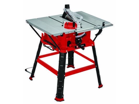Einhell TC-TS 254 U, 4250 RPM, 5,5 cm, 8 cm, 0 - 45°, Frittstående, Sort, Rød