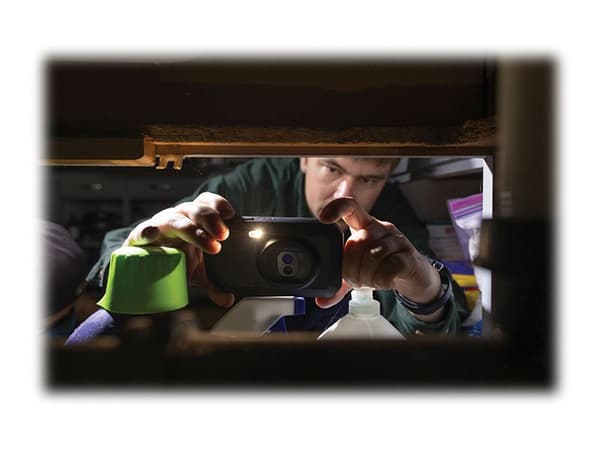 FLIR C3-X - Värme- och visuell ljuskamerakombo - kompakt - 0.012 MP - Wi-Fi - svart
