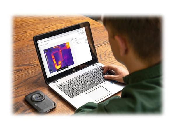 FLIR C3-X - Termo- og visuell lyskamerakombinasjon - kompakt - 0.012 MP - Wi-Fi - svart Sort