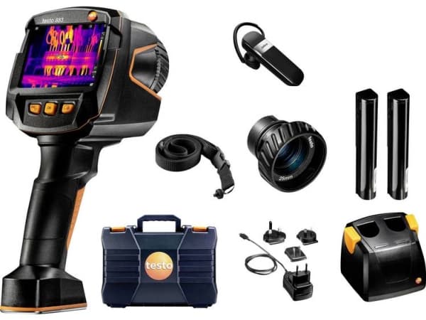 testo 883 Set lämpökamera -30 - 650 °C 27 Hz WiFi (0563 8830)