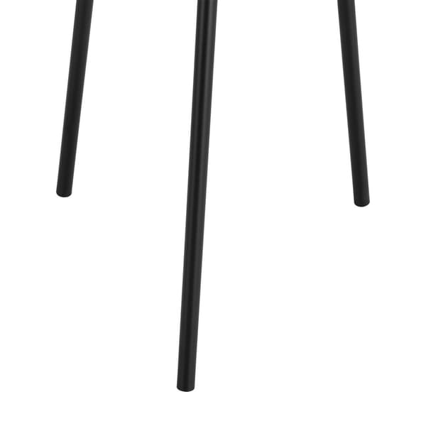 [en.casa]® Växtställ Dalhem set om 2 med inbyggda krukor-metall svart