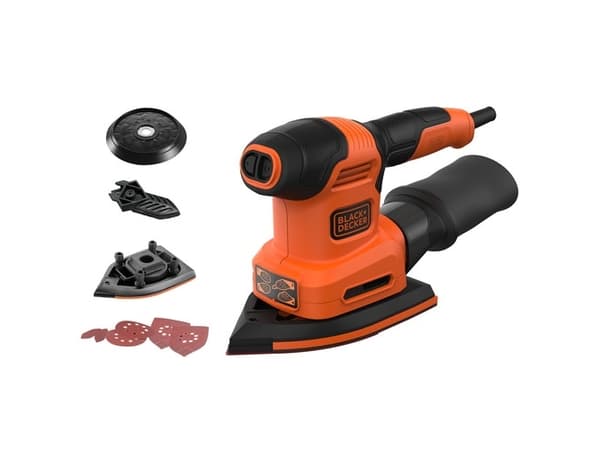 Black & Decker BEW200, Musta, Oranssi, 12000 RPM, 2 mm, 1 mm, 93,5 dB, 82,5 dB
