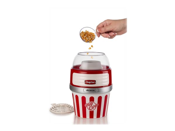 Ariete Party Time 2957 - Popkornmaker - 1.1 kW - rød