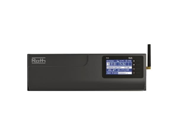 Roth Softline Project kontrolenh 8 til gulvvarmeregulering... 8 kanaler med 4 termomotorer 230v, i alt 32 termomotorer. IKKE WiFi