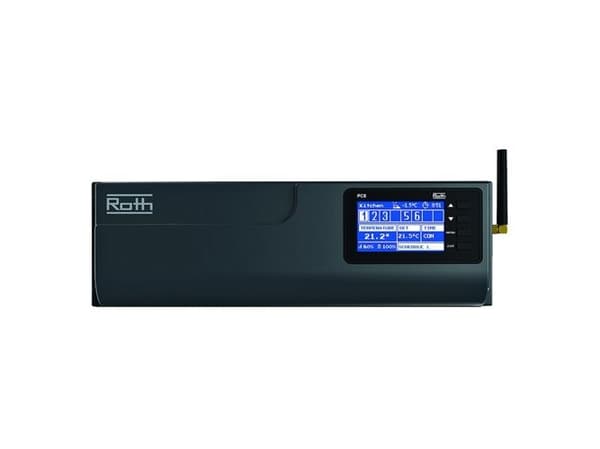 Roth Softline Project kontrolenh 8 til gulvvarmeregulering... 8 kanaler med 4 termomotorer 230v, i alt 32 termomotorer. IKKE WiFi