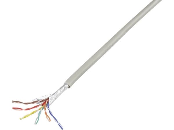 TRU COMPONENTS 1568142 Telefonkabel J-Y(ST)Y 6 x 2 x 0.6 mm Grå 25 m