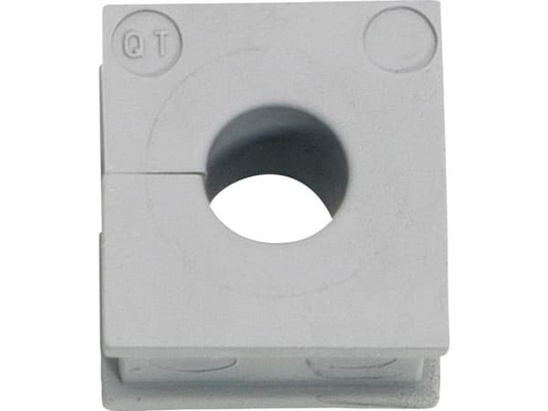 Icotek QT 12 Kaapelin läpivienti Puristimen halkaisija (max.) 13 mm Elastomeeri Harmaa 1 kpl