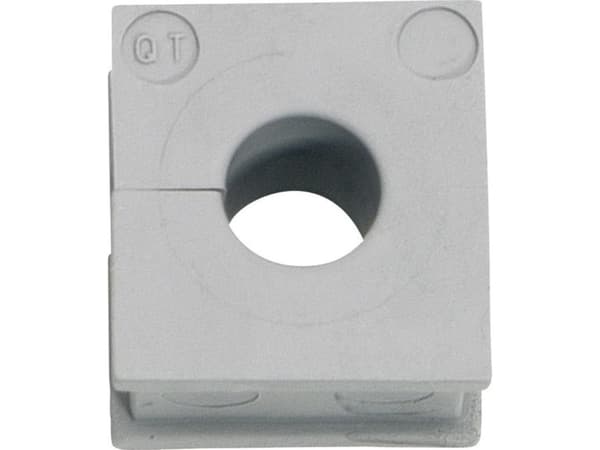 Icotek QT 12 Kaapelin läpivienti Puristimen halkaisija (max.) 13 mm Elastomeeri Harmaa 1 kpl