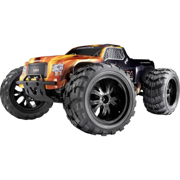 Reely Cimera Svart Borstlös motor 1:10 RC modellbil Elektrisk Monstertruck Fyrhjulsdrift (4WD) 100% RtR 2,4 GHz inkl. b