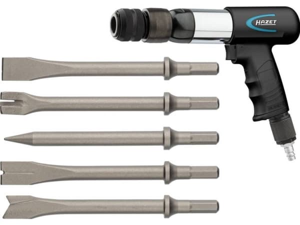 HAZET 9035H/6, avaimeton, musta, kromi, 2600 lyöntiä/minuutti, 105 dB, paineilma, 2,5 kg