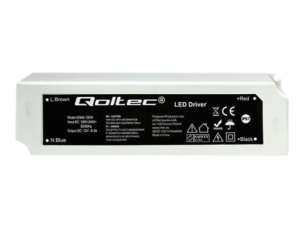 Qoltec - LED driver - 100 Watt - 8.3 A