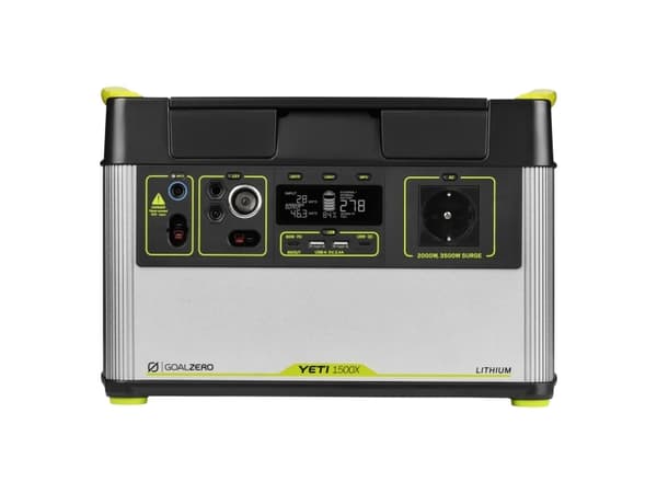 Goal Zero Yeti 1500 X 36310 - 1516Wh power station - EU-plug Sort, Sølv