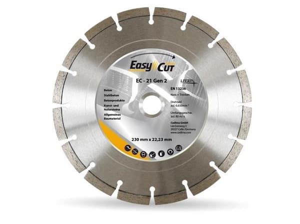 3M Diamantkappeskive EC-21.2 125x2.1x12x22.23mm CEDIMA