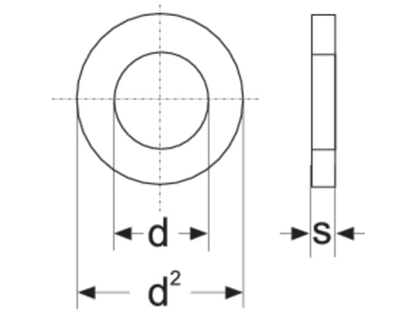 Mellemlægsskive 4.3 mm 9 mm Stål verzinkt 100 stk TOOLCRAFT 814652