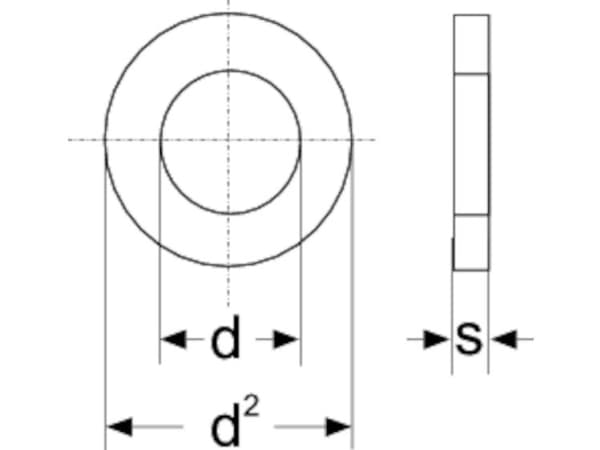 Mellemlægsskive 4.3 mm 9 mm Stål verzinkt 100 stk TOOLCRAFT 814652