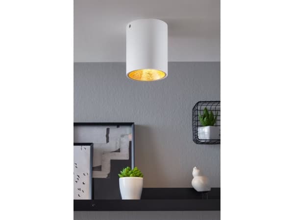 EGLO Polasso, 3000 K, 340 lm, IP20, Gull, Hvit