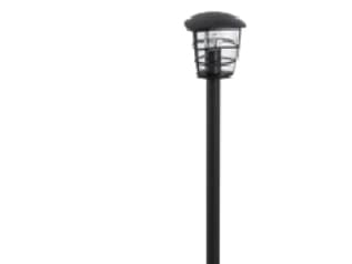 Eglo Aloria - Gulvlampe - 1 sokkel - E27 - lanterne - svart, blank