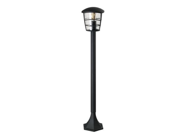 Eglo Aloria - Gulvlampe - 1 sokkel - E27 - lanterne - svart, blank Sort