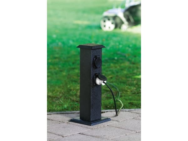 EGLO PARK 4, Sort, Plast, Stål, IP44, AC, 220 - 240 V, 50 - 60 Hz