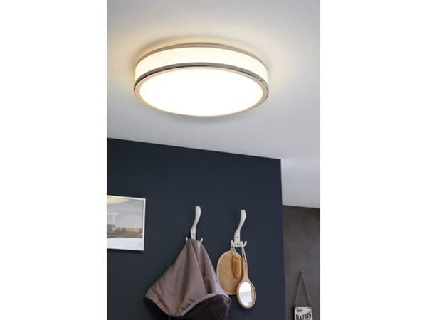 EGLO Palermo 2, LED, Ei vaihdettavissa oleva hehkulamppu, 3000 K, 2500 lm, IP20, Kromi, Valkoinen