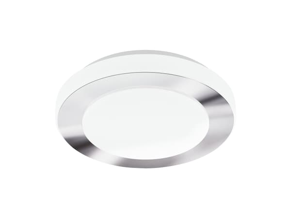 EGLO Led carpi, 3000 K, 950 lm, IP44, Kromfarget, Hvit Krom, Vit