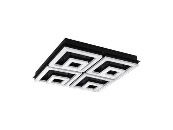 EGLO Fradelo 1, LED, 5500 lm, IP20, Sort, Hvit Sort, Hvit