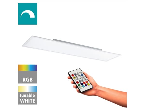 EGLO SALO-B KATTO RGB 4200LM 2700-6500K 1200X300 VALKOINEN W/KAUKOSÄÄDIN