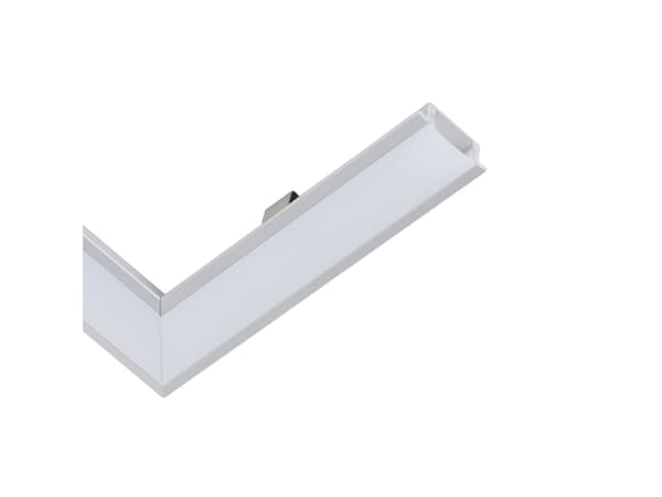 EGLO Recessed Profile 1, Modulær profil, Aluminium, Aluminium, Eglo, 30 g, 110 mm