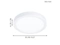 Miniatyrbilde 5 av 5: EGLO Fueva 5, LED, IP20, Hvit