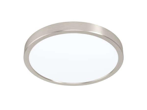 EGLO Fueva 5, LED, 4000 K, 2500 lm, IP20, Satiini teräs, Valkoinen