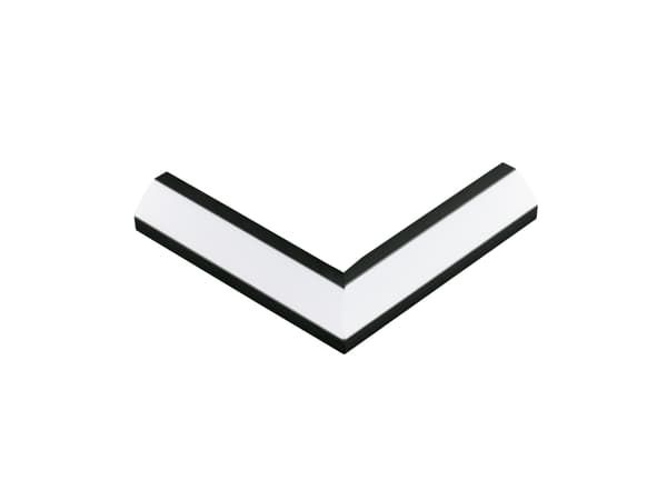 EGLO Corner Profile 2, Modulær profil, Sort, Aluminium, Eglo, 50 g, 110 mm
