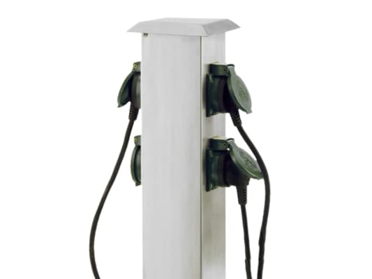 EGLO PARK 4, Rustfritt stål, IP44, 220-240 V, 50 - 60 Hz, 115 mm, 115 mm