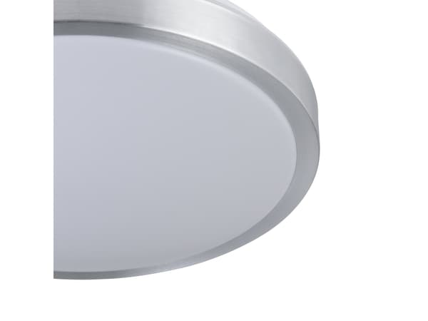 EGLO Competa 1, LED, Ikke-utskiftbare pærer, 3000 K, 2400 lm, IP20, Nickel, Hvit