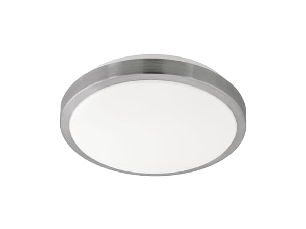EGLO Competa 1, LED, Ikke-utskiftbare pærer, 3000 K, 2400 lm, IP20, Nickel, Hvit