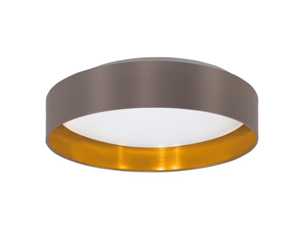 EGLO 99542 - Maserlo 2, 1 lampor, LED, 3000 K, 2500 LM, IP20, Cappuccino, Guld, Vit