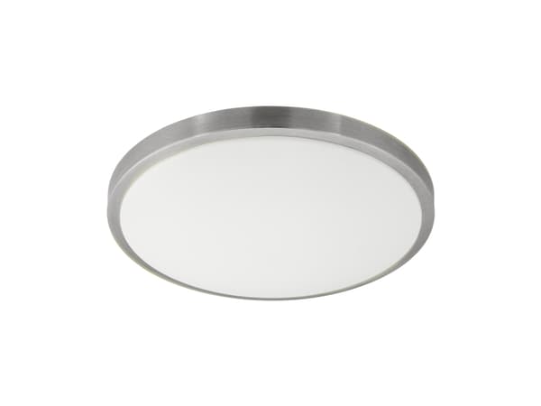 EGLO Competa 1, LED, Ikke-utskiftbare pærer, 3000 K, 2500 lm, IP20, Nickel, Hvit Nickel, Hvit