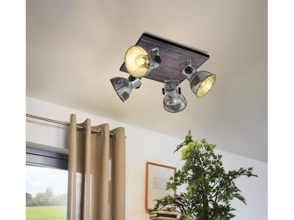 EGLO BARNSTAPLE LOFT 4L 450X450 ANTIK BRUN