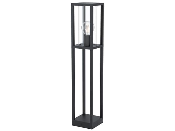 EGLO Cascinetta, Gulvlys, Sort, Aluminium, IP54, I, Gjennomsiktig