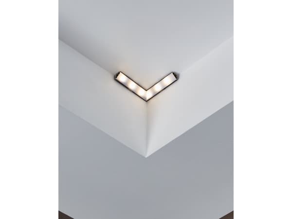 EGLO Corner Profile 1, Modulär profil, Svart, Gjuten aluminium, 30 g, 110 mm, 1 styck