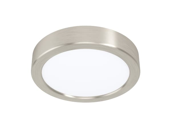EGLO Fueva 5, 1 ampuller, LED, IP20, Satin Stål, Hvit Satin Stål, Hvit