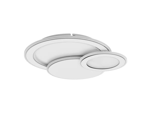 EGLO Mentalurgia, 3 lamppu(a), LED, 1600 lm, IP20, Kromi, Valkoinen