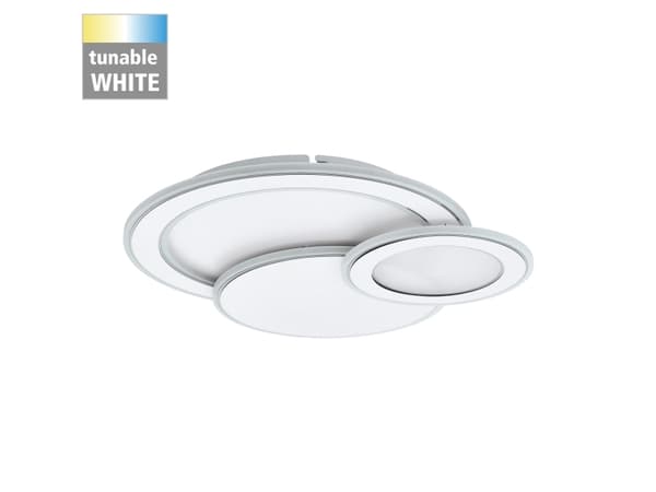 EGLO Mentalurgia, 3 lamppu(a), LED, 1600 lm, IP20, Kromi, Valkoinen