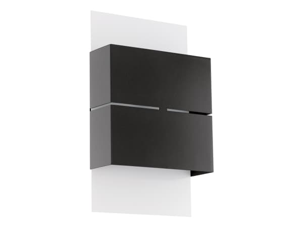 Eglo Kibea - Vägglampa - LED x 2 - totalt: 5 W - klass F - varmt vitt ljus - 3000 K - vit, antracit