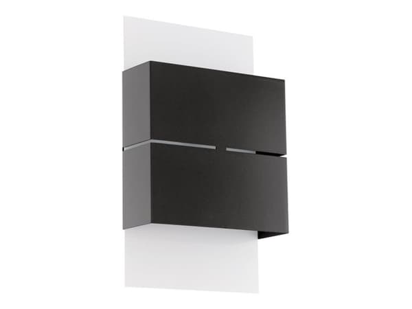 Eglo Kibea - Vägglampa - LED x 2 - totalt: 5 W - klass F - varmt vitt ljus - 3000 K - vit, antracit