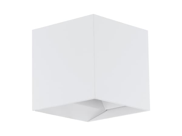 EGLO CALPINO, Väggbelysning för utomhusbruk, Vit, Gjuten aluminium, IP54, II, Vit