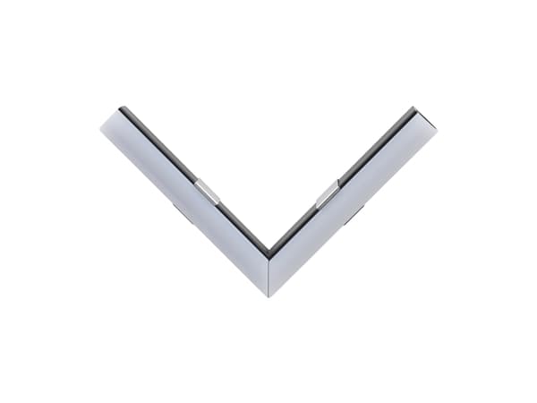 EGLO Corner Profile 1, Modulär profil, Svart, Gjuten aluminium, Eglo, 40 g, 110 mm